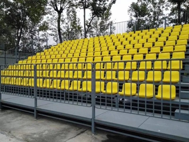 Grandstands at a sporting event